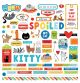 Meow Stickers 12 inch X12 inch Elements