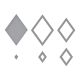 Spellbinders Etched Dies Mini Diamonds Color Block