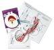 Design Works Punch Needle Kit 3.5 inch Round Santa