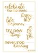 P13 Die Cut Chipboard Embellishments 4 inch X6 inch Lady s Diary 06 6 Per Pkg