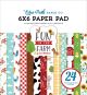 Echo Park Double Sided Paper Pad 6 inch X6 inch 24 Per Pkg Fun On The Farm