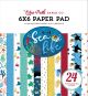 Echo Park Double Sided Paper Pad 6 inch X6 inch 24 Per Pkg Sea Life