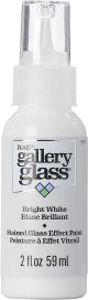 FolkArt Gallery Glass Paint 2oz Bright White