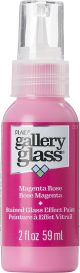 FolkArt Gallery Glass Paint 2oz Magenta Rose