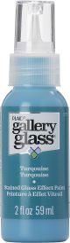 FolkArt Gallery Glass Paint 2oz Turquoise