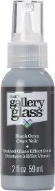 FolkArt Gallery Glass Paint 2oz Black Onyx