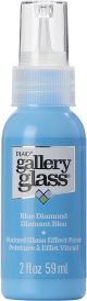 FolkArt Gallery Glass Paint 2oz Blue Diamond