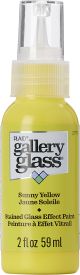 FolkArt Gallery Glass Paint 2oz Sunny Yellow