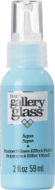 FolkArt Gallery Glass Paint 2oz Aqua