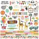 Into The Wild Cardstock Stickers 12 inch X12 inch Combo
