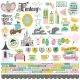 Say Cheese Fantasy At The Park Cardstock Stickers 12 inch X12 inch Combo