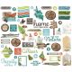 Simple Vintage Lakeside Bits and Pieces Die Cuts 57 Per Pkg 