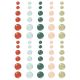 Baking Spirits Bright Enamel Dots Embellishments 60 Per Pkg 