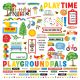 Go Outside And Play Stickers 12 inch X12 inch Elements