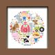 Doodlebug Design Shadow Box Insert Kit Down On The Farm
