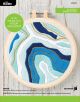 Bucilla Stamped Embroidery Kit 6 inch Round Geode