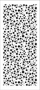 Crafter s Workshop Slimline Stencil 4 inch X9 inch Random Bubbles
