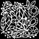Crafter s Workshop Template 12 inch X12 inch Leafy Collage