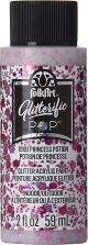 Folkart Glitterific Pop Acrylic Paint 2oz Princess Potion