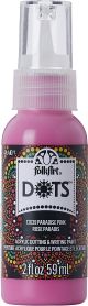 Folkart Dots Acrylic Paint 2oz Paradise Pink