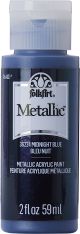 FolkArt Metallic Acrylic Paint 2oz Midnight Blue