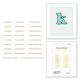 Spellbinders Glimmer Hot Foil Plates Descriptors Stitched Alphabet