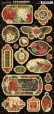 Warm Wishes Chipboard Die Cuts 6 inch X12 inch Sheet 