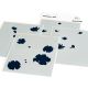Pinkfresh Studio Stencils 4.25 inch X5.25 inch 4 Per Pkg Inky Floral Background Layering