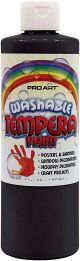 Pro Art Tempera Washable Paint 16Oz Black