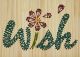 Wish Wood Stitch Art Kit