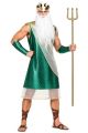 Nocturnal Neptune Adult Costume with Tunic, Headpiece and Arm Sleeves, One Size Fits Most