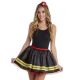 Firefighter Costume Tutu Skirt with Mini Helmet Headband