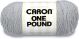 Spinrite Caron One Pound Yarn Soft Grey Mix Pack of 1 Skein