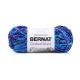 Spinrite Bernat Crushed Velvet Yarn Blue Brilliance Pack of 1 Skein