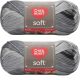 Spinrite Red Heart Soft Yarn Greyscale Pack of 2 Skein