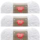 Spinrite Red Heart Scrubby Yarn Coconut Pack of 3 Skein