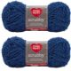 Spinrite Red Heart Scrubby Yarn Royal Pack of 2 Skein