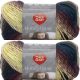 Spinrite Red Heart Unforgettable Yarn Tealberry Pack of 2 Skein