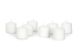 Pillar Candles White Unscented 2 X 2 Inches
