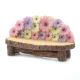 Yard And Garden Minis Flower Bench Resin 4.4 X 1.75 Inches