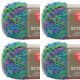 Spinrite Red Heart Scrubby Yarn Capri Pack of 4 Skein