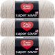 Spinrite Red Heart Super Saver Yarn Oatmeal Pack of 3 Skein