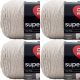 Spinrite Red Heart Super Saver Yarn Oatmeal Pack of 4 Skein