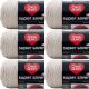 Spinrite Red Heart Super Saver Yarn Oatmeal Pack of 6 Skein