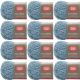 Spinrite Red Heart Scrubby Yarn Glacier Pack of 12 Skein