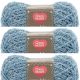 Spinrite Red Heart Scrubby Yarn Glacier Pack of 3 Skein