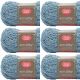 Spinrite Red Heart Scrubby Yarn Glacier Pack of 6 Skein