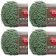 Spinrite Red Heart Scrubby Yarn Green Tea Pack of 4 Skein