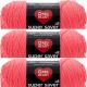 Spinrite Red Heart Super Saver Yarn Flamingo Pack of 3 Skein