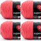 Spinrite Red Heart Super Saver Yarn Flamingo Pack of 4 Skein